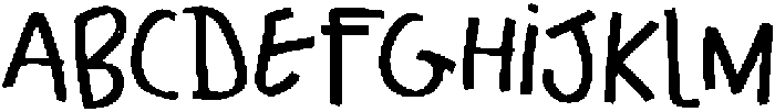 CS Raving Regular otf (400) Font UPPERCASE