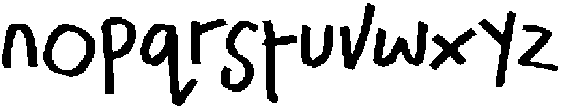CS Raving Regular otf (400) Font LOWERCASE