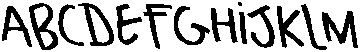 CS Raving Reverse Italic otf (400) Font UPPERCASE