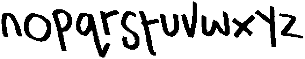 CS Raving Reverse Italic otf (400) Font LOWERCASE