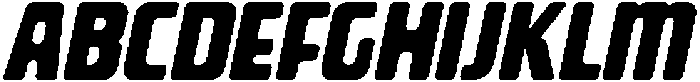 CS Raygun Italic otf (400) Font UPPERCASE