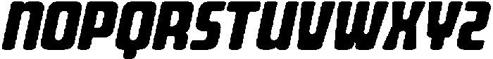 CS Raygun Italic otf (400) Font UPPERCASE