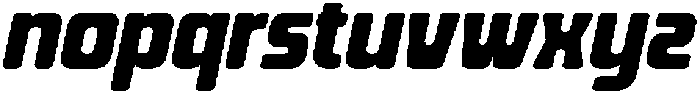 CS Raygun Italic otf (400) Font LOWERCASE