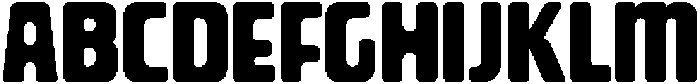 CS Raygun Regular otf (400) Font UPPERCASE