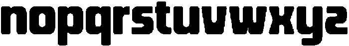 CS Raygun Regular otf (400) Font LOWERCASE