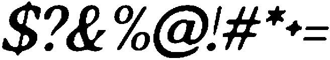 CS Reamus Drawn Italic otf (400) Font OTHER CHARS