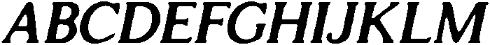 CS Reamus Drawn Italic otf (400) Font UPPERCASE