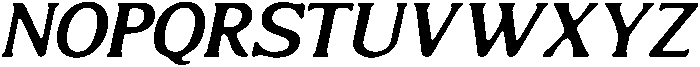 CS Reamus Drawn Italic otf (400) Font UPPERCASE