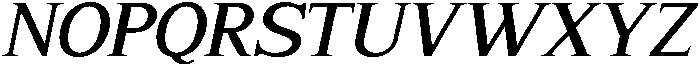 CS Reamus Italic otf (400) Font UPPERCASE