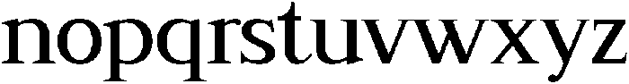 CS Reamus Regular otf (400) Font LOWERCASE