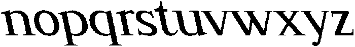 CS Reamus Reverse Italic otf (400) Font LOWERCASE
