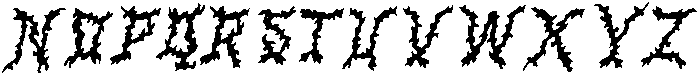 CS Reaper Drawn Italic otf (400) Font UPPERCASE