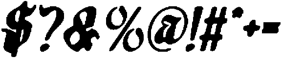 CS Rebelion Drawn Italic otf (400) Font OTHER CHARS