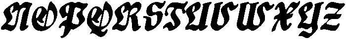 CS Rebelion Drawn Italic otf (400) Font UPPERCASE