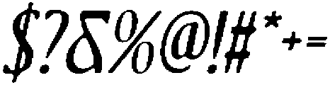 CS Refuse Drawn Italic otf (400) Font OTHER CHARS