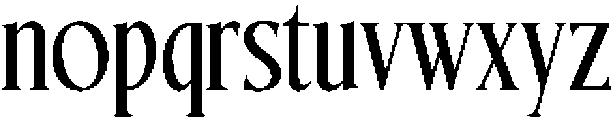 CS Refuse Regular otf (400) Font LOWERCASE