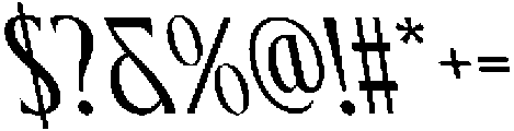 CS Refuse Reverse Italic otf (400) Font OTHER CHARS