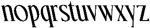 CS Refuse Reverse Italic otf (400) Font LOWERCASE