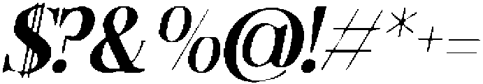 CS Regale Drawn Italic otf (400) Font OTHER CHARS