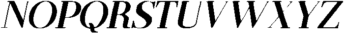 CS Regale Drawn Italic otf (400) Font UPPERCASE
