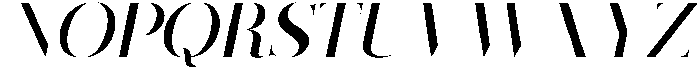 CS Regale Italic otf (400) Font UPPERCASE