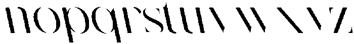 CS Regale Reverse Italic otf (400) Font LOWERCASE