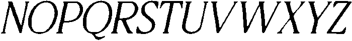 CS Reggie Drawn Italic otf (400) Font UPPERCASE