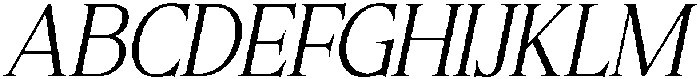 CS Reggie Italic otf (400) Font UPPERCASE