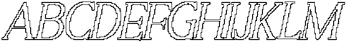 CS Reggie Pixel Outline otf (400) Font
