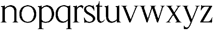 CS Reggie Regular otf (400) Font LOWERCASE