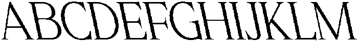 CS Reggie Reverse Italic otf (400) Font UPPERCASE