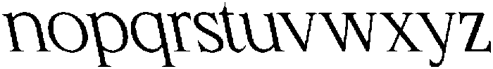 CS Reggie Reverse Italic otf (400) Font LOWERCASE