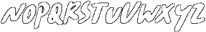 CS Regista Pixel Outline otf (400) Font UPPERCASE