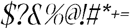 CS Regus Italic otf (400) Font OTHER CHARS