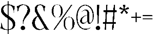 CS Regus Regular otf (400) Font OTHER CHARS