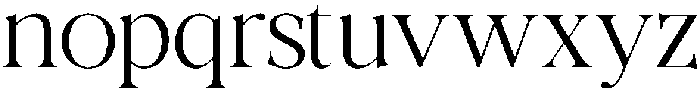 CS Regus Regular otf (400) Font LOWERCASE
