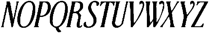 CS Reign Drawn Italic otf (400) Font UPPERCASE