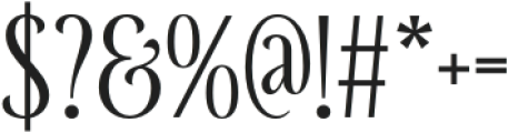 CS Reign Regular otf (400) Font OTHER CHARS