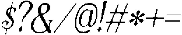 CS Reload Drawn Italic otf (400) Font OTHER CHARS