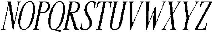 CS Remain Italic otf (400) Font UPPERCASE