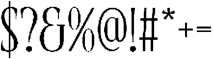 CS Remain Regular otf (400) Font OTHER CHARS