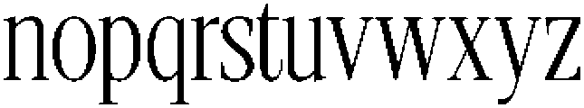 CS Remain Regular otf (400) Font LOWERCASE
