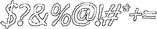 CS Renita Pixel Outline otf (400) Font OTHER CHARS