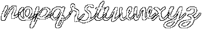 CS Renita Pixel Outline otf (400) Font LOWERCASE