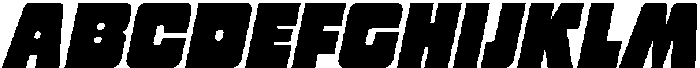 CS Rensa Italic otf (400) Font UPPERCASE
