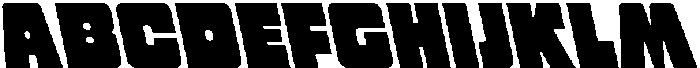 CS Rensa Reverse Italic otf (400) Font UPPERCASE
