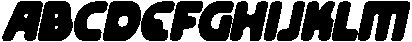 CS Rento Drawn Italic otf (400) Font UPPERCASE