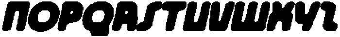 CS Rento Drawn Italic otf (400) Font UPPERCASE