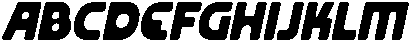 CS Rento Italic otf (400) Font UPPERCASE
