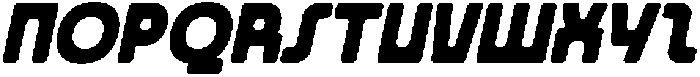 CS Rento Italic otf (400) Font UPPERCASE